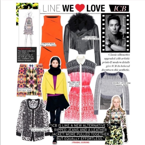 SOLD NWT Prabal Gurung Silk ICB NYC Printed Lace Dress 2 - Picture 7 of 8